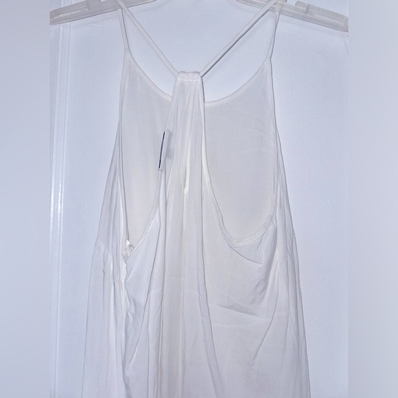 White Razor back Blouse - Picture 2 of 4